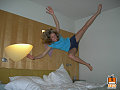 hotel bed jumping 9